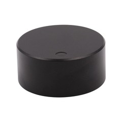 48*22mm Black High end Machined Solid Aluminum Pointer Knob Volume 2 set screw