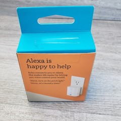 White Amazon Echo Flex Plug In C77A68 Alexa Voice Control Speaker Ships Fast!