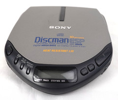 Sony Discman ESP D-E301 Portable CD Player VTG 1997 AC Adapter fully tested