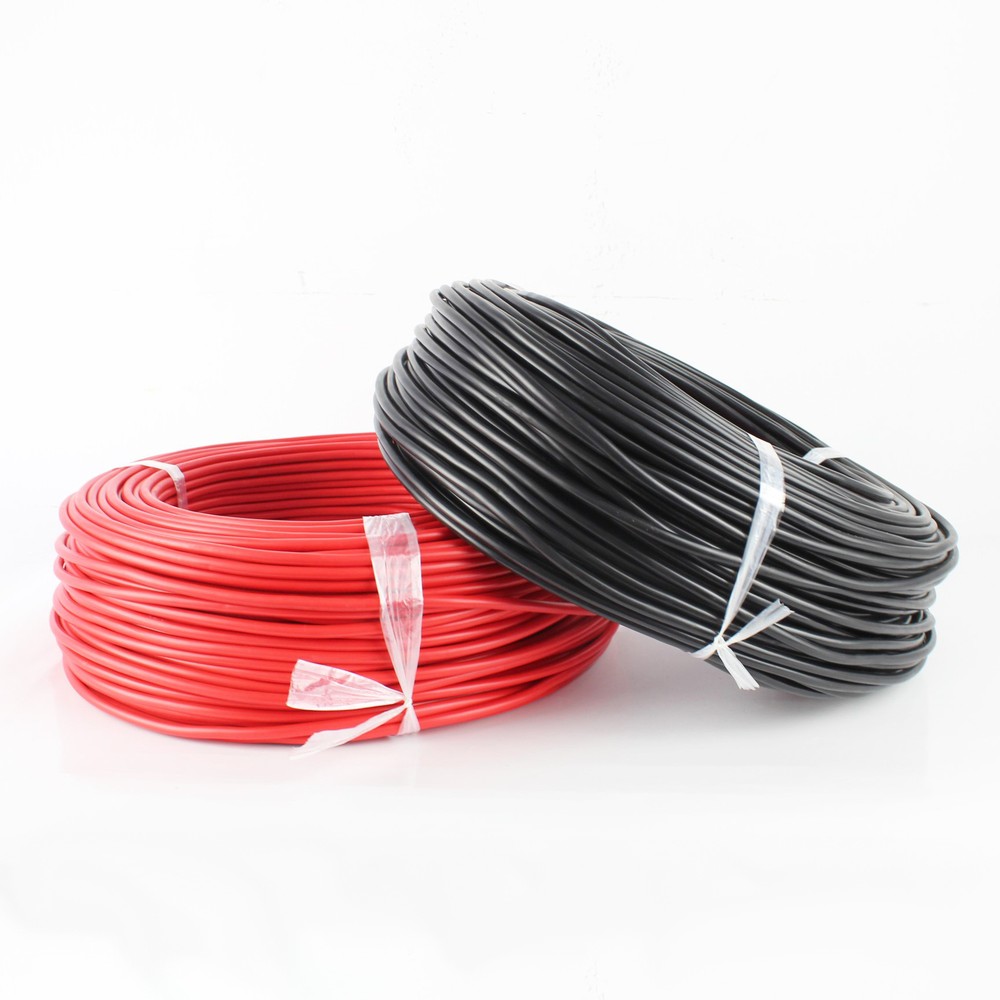 Black Red Power Wire Lot 14 Gauge AWG Copper Primary Cable 10 25 60 100 200 FEET