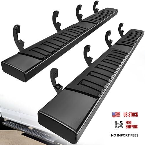 6 Inches Running Boards Compatible with 2019-2026 Chevy Aluminum-6 in