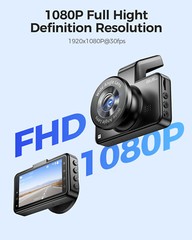 AZDOME M17 Dash Cam Full HD 1080P Wi-Fi Front Camera Night Vision Wifi IPS