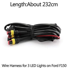 Raptor Conversion Grill Grille Wire Harness Cable for F-150 F150 | W/F&R/LED