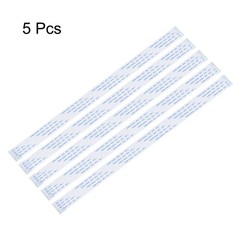 15 Pins 1mm Pitch 250mm FPC FFC Flexible Flat Cable 5Pcs (A Type)