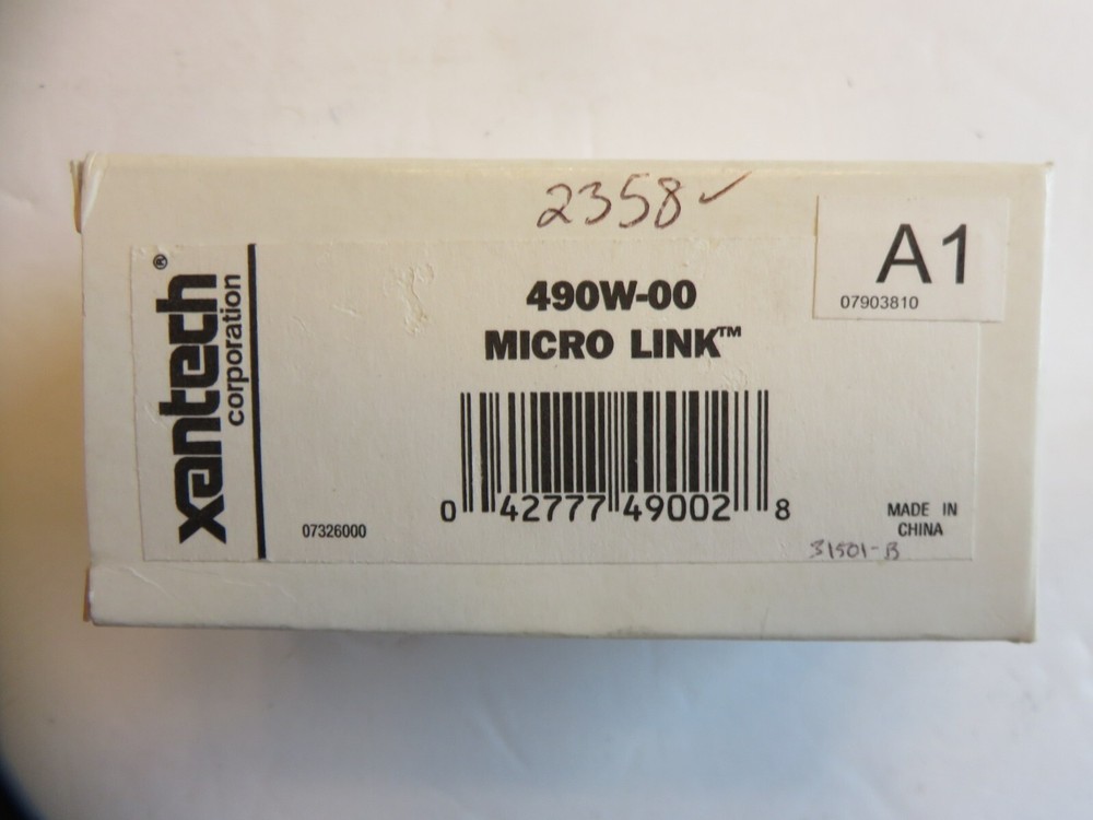 NEW IN BOX Xantech 490W-00 Micro Link Infrared Receiver NO BEZEL
