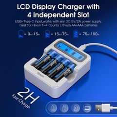 Hixon 1.5V AA Lithium Rechargeable Batteries 3500mWh AA Batteries for Blink Lot