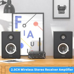 Fosi Audio BT10A Bluetooth 5.0 Stereo Audio Amplifier Receiver 2 Channel Class D