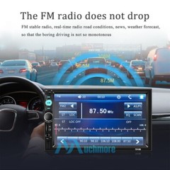 7″ Bluetooth Touch Screen 2DIN Car Stereo Radio Multi Media MP5 Player+Rear Cam
