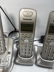 Panasonic KX-TGA421 Base 5 Handsets Answering Machine Cordless Phones