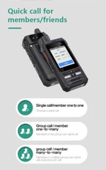 Anysecu W8pro 4G Network Radio Zello Android 10 WIFI Mobile Phone Realptt Zello