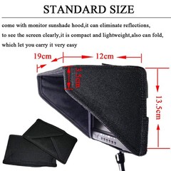 Fpvdrone Rc 7 Inch Fpv Monitor 1024X600 Ips Lcd Display Screen Monitor Hood Sun