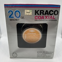 Kraco Coaxial Two Convertible 20oz 5 1/4 Speakers Cx-2-20CF 1970’s Vintage New