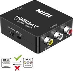 HDMI To RCA AV Adapter Converter Cable CVBS 3RCA 1080P Composite Video Audio