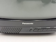 Panasonic 10″ Color CRT TV CTN-1051R Retro Gaming Tested Working Coax 1992