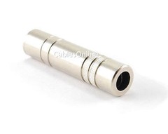 Silver 1/4″ Mono Female Solder Type Inline Jack Connector, CablesOnline CN-029