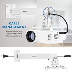 Mount-It! Wall or Ceiling Projector Mount with Universal LCD/DLP Mounting for…