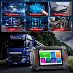 Commercial Truck Scan Tool DPF Regen Heavy Duty Truck Scanner OBD2 Code Reader