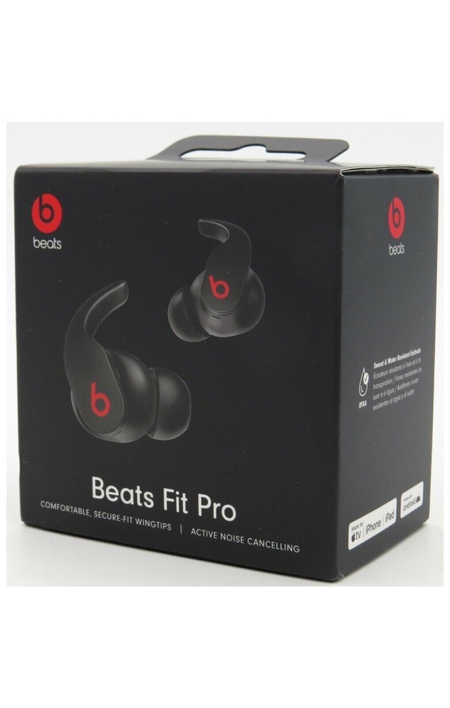 Genuine Beats Fit Pro Black, True Wireless -by Dr. Dre buds,warranty-open Box