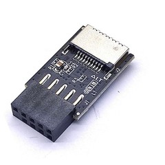 Converter USB3.2 TYPE-E Motherboard USB2.0 9Pin to TYPE-C A-KEY Front Connector