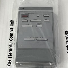 N.A.P Consumer Electronics Wireless Remote Control Unit VCA 106 VSQS 0071 NOS