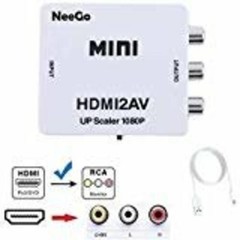 HDMI to RCA AV Converter 1080P Composite Video Audio Adapter for TV DVD VCR NEW