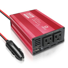 300W 600W Car Power Inverter Laptop Charger DC12V to AC110V Converter Dual USB