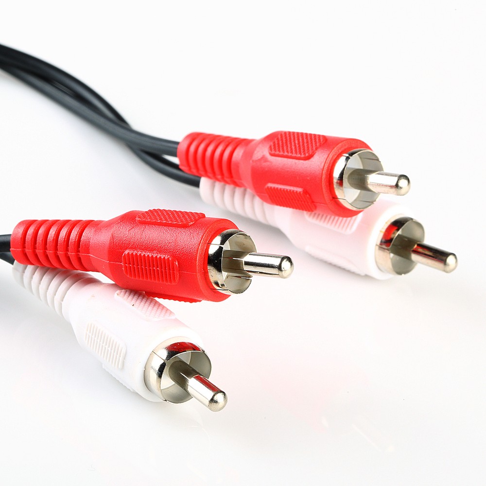 16FT RCA Audio Cable 2 RCA Male to 2 RCA Male M/M Stereo Audio Patch Cord Cable