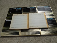 8 Maxell 35-90 7in Reel to Reel Tapes Excellent Condition 2 New