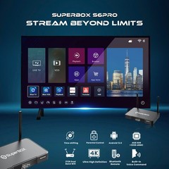 2025 USA SuperBox S6 Pro AUTHORIZED DISTRIBUTOR Latest BLACK Model Fast Shipping