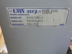 1 EMR Radio repeater Band Pass Cavity Filter VHF 144-176 Model 6454/SBC 20x4x4