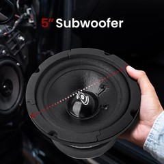 Pyle 5in. 400W High Performance Mid-Range Woofer Driver