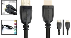 3ft HDMI 2.0 Cable – 24K Gold-Plated, Triple Shielded for 4K and 3D