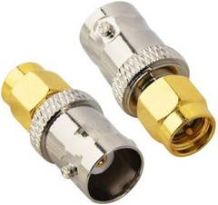 BNC Female Plug to SMA Male Jack RF Coaxial Adapter Connector