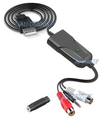 PC Audio Recorder – USB 2.0 Capture Adapter for Cassette LP AUX Input
