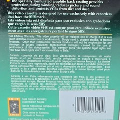 Memorex T-200 HS VHS Video Cassette Tape 10 Hour Extended Length 2 Pack Sealed