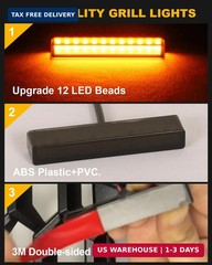 OKLSG LED Grill Lights for Dodge Ram 2025 2024-2019 Grille Raptor Lights Ram 150