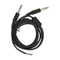 Aviation Headset Replacement Cable 6.6ft Dual GA Plug For David Clark/AVCOMM