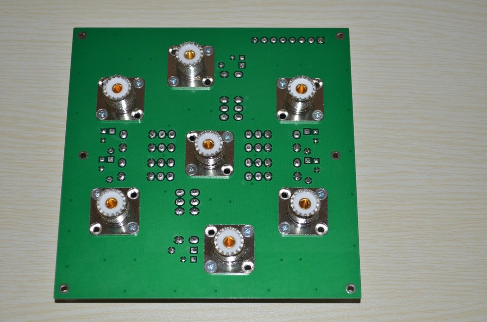 6:1 DIY KIT 6-way coax remote antenna switch SO-239 HF MW Omron Ham Radio