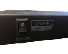 HDMI Splitter 1 in 8 Out, 8 Port HDMI Splitter Support 4K@60Hz 4:4:4 8-bit Dupli