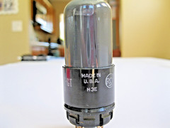 RCA JAN-CRC- 6SN7GT/VT-231 SMOKE GLASS VACUUM TUBE (1944) TV-7 TESTED NEW.