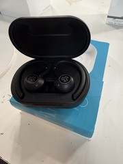 JLab JBuds Air True Wireless Bluetooth In-Ear Earbuds w/ Case Black