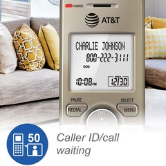 2 x AT&T EL50003 / EL50013 1.9GHz DECT 6.0 Cordless Handset for EL52203, EL52253