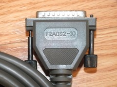 Genuine Belkin (F2A032-10) Gray Parallel Computer Printer Data Cable Only *READ*