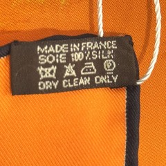Hermes Calle90 Scarf Bengal Tiger Orange 15541 90cm x 90cm Silk Orange Color Sca