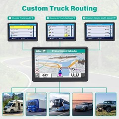 Garmin Car Truck GPS Navigation 7 Inch Touch Screen 2025 Maps Spoken Direction
