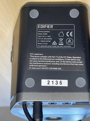 Edifier G2000 Bluetooth RGB Powered Speakers AUX USB Tested Working Pair