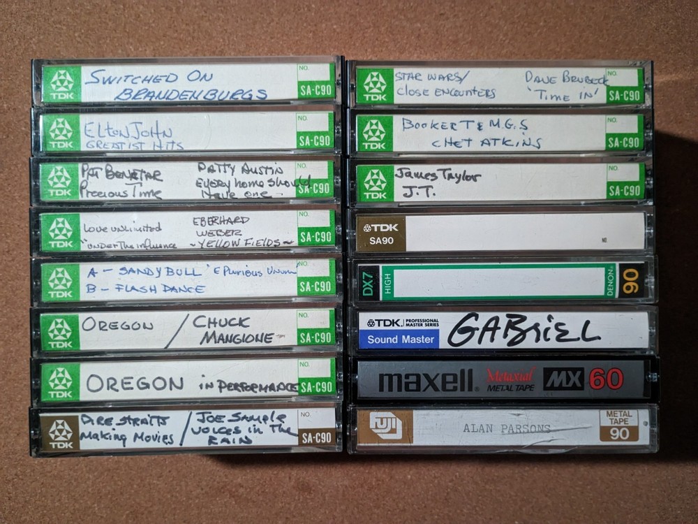 Lot Of 16 Cassettes TDK, Maxell, Fuji Type II And Type IV Metal Used