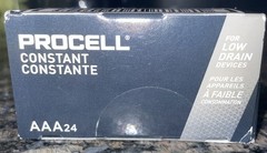 Procell Constant AAA24 Batteries for Low Drain Devices 24 Pack New Sealed