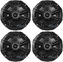 4) KICKER 43DSC6504 DSC650 6.5″ 240W 4-Ohm 2-Way Car Coaxial Stereo Speakers