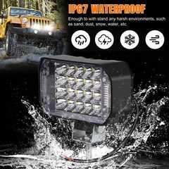 2Pcs 4″ 800w LED Work Light Bar Spot Flood Pods Fog Lamp Offroad Driving SUV ATV